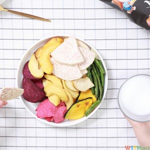 三只松鼠休闲零食特产混合什锦果蔬菜干蔬果干田园果蔬脆100g/袋